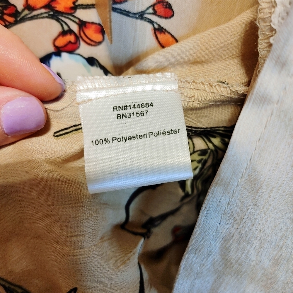 Floral cropped kimono - Picture 11 of 11